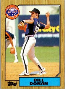 1987 Topps Baseball Card Bill Doran Houston Astros sk3360