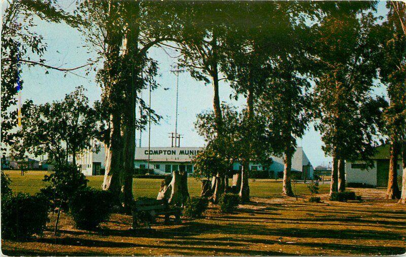 Columbia Compton California Cressy Park 1950s Postcard 5779