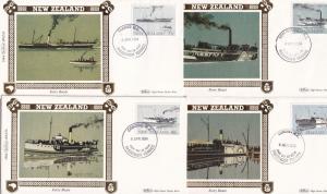 New Zealand Ferry Boats Benham 4x First Day Cover s