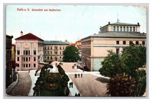 Martin Luther University Halle-Wittenberg Germany DB Postcard U24