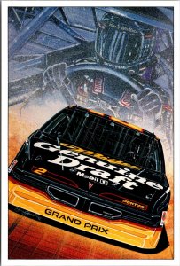 NASCAR Rusty Wallace Miller Genuine Draft Car c1992 Postcard Z21