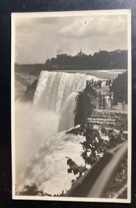 Mint USA Real Picture Postcard American Falls From Goat Island