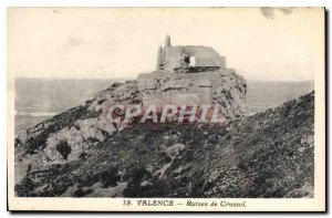 Postcard Ancient Ruins Valencia Crussol