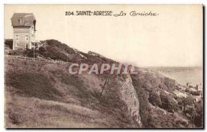 Old Postcard Sainte Adresse The cornice