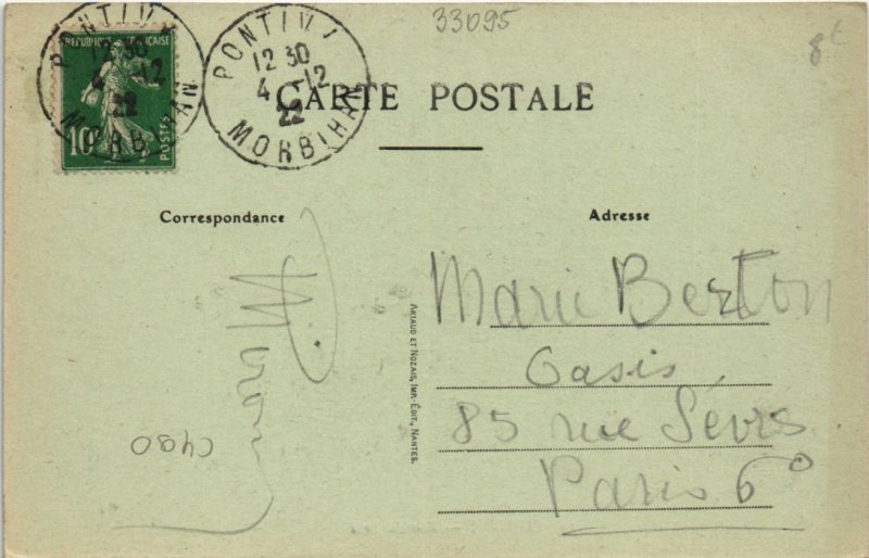 CPA PONTIVY - Rue du Pont (33095)