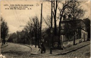 CPA Les Prés-St-GERVAIS - L'Avenue des Liles et la Rue de BAGNOLET (740327)