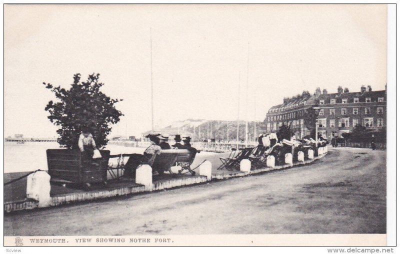 WEYMOUTH, Dorset, England, 1900-1910's; View Showing Nothe Fort