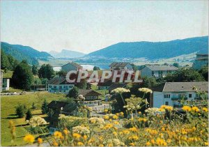 Modern Postcard Les Rousses (Jura) Village View In The Far Dent du Vaulion