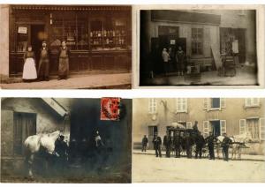 REAL PHOTO FRANCE CARTE PHOTO 94 CPA Lot of BETTER Incl. SHOPFRONTS !