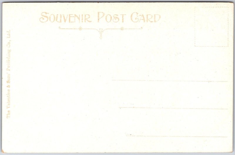 Banff Hotel And Bow River Alberta Canada Moonlight View Postcard