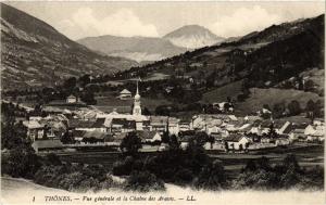 CPA THONES - Vue générale et la Chaine des Aravis (248657)