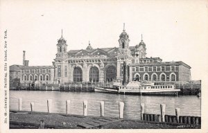 Immigrant Building, Ellis Island, New York City, Early Postcard, Unused