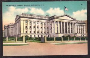 US Treasury Building Washington DC Postcard 5981