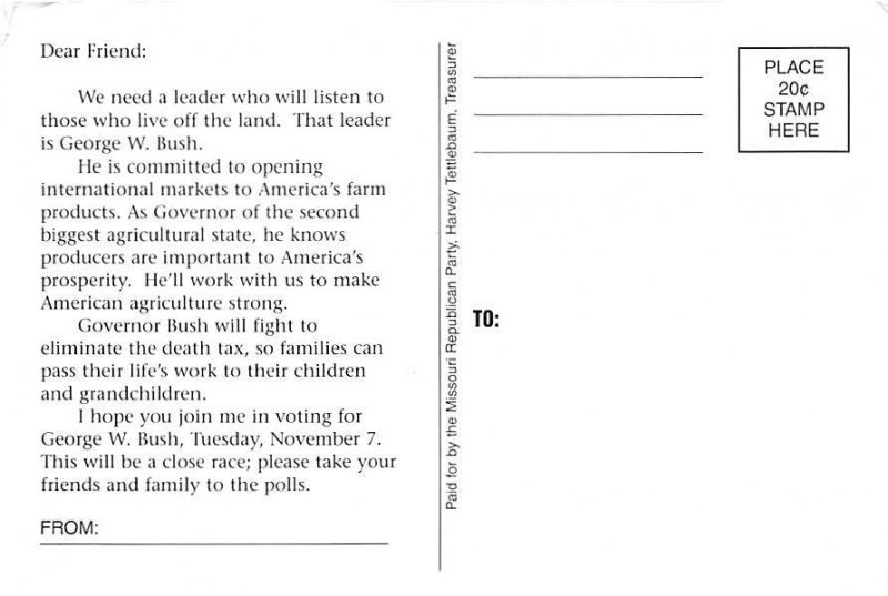 George W. Bush, A Fresh Start For Farmers  