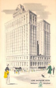 Lord Baltimore Hotel Baltimore, Maryland MD Postcards