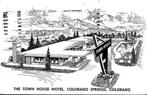 Colorado Colorado Springs The Town House Motel 1962