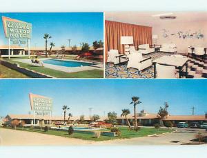 1950's EL RANCHO RESTAURANT & MOTEL Yuma Arizona AZ r0655