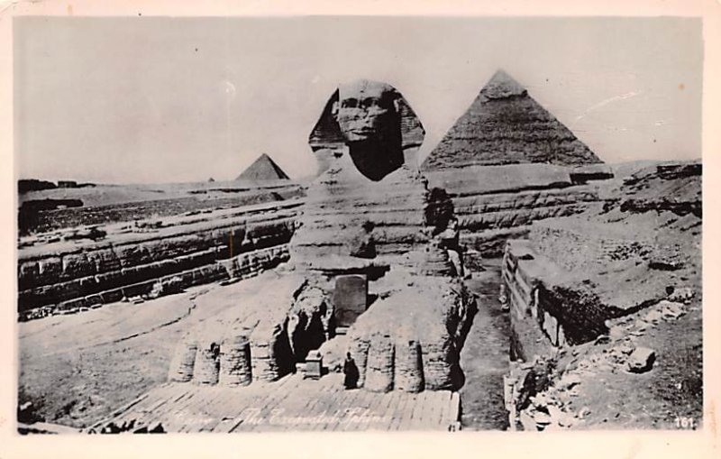 Excavated Sphinx Cairo Egypt, Egypte, Africa Unused 