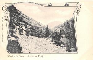 B86449 camino de tarma a acobamba   peru ethnics types folklore