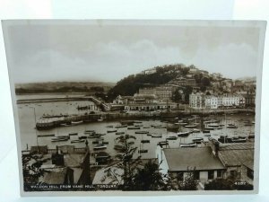 Waldon Hill from Vane Hill Torquay Vintage Wartime WW2 RP Postcard Posted 1943