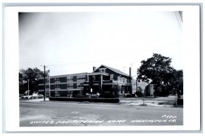 Washington Iowa IA Postcard RPPC Photo United Presbyterian Home Cars c1910's