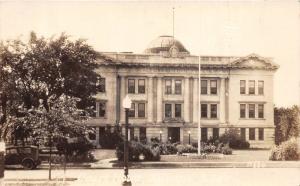 South Dakota SD Postcard Real Photo RPPC c1930s MILBANK County Court House