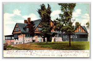 Prospect Heights Country Club Clubhouse Peoria Illinois IL UDB Postcard Y5