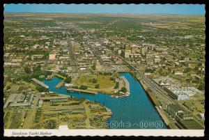 Stockton Yacht Harbor and the city