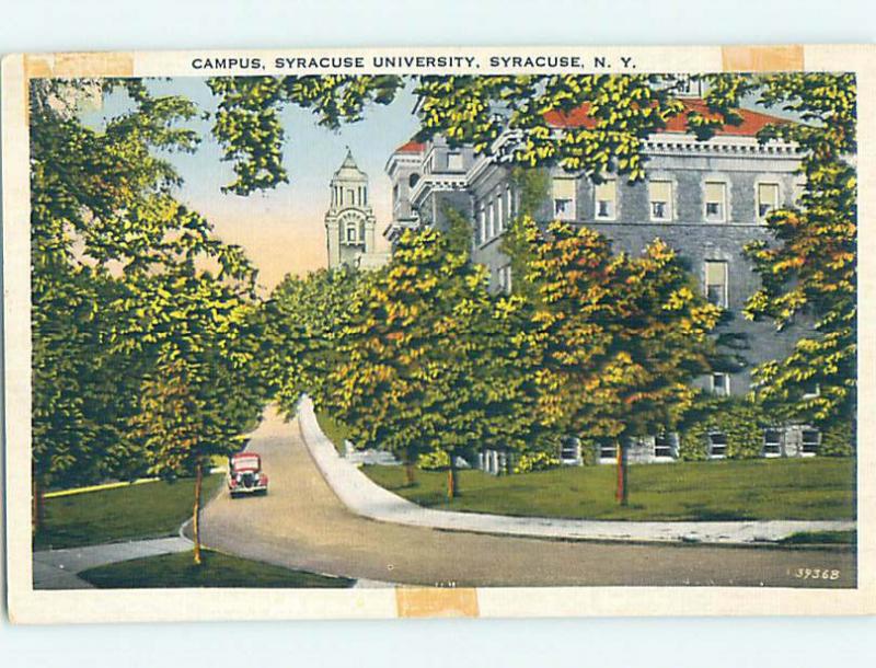 Tape Damage W-Border SYRACUSE UNIVERSITY Syracuse New York NY L8087