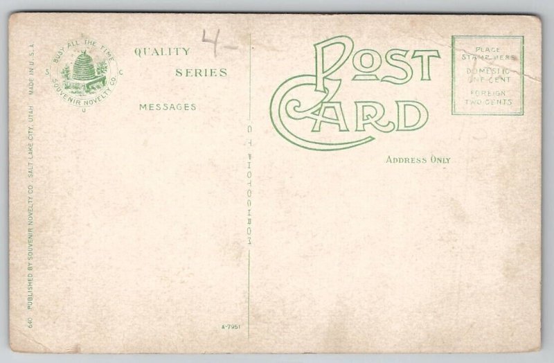 Ogden Utah Union Station And Grounds Postcard K26