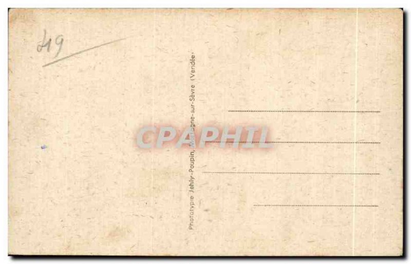 Old Postcard Cholet Church of Sacre Coeur