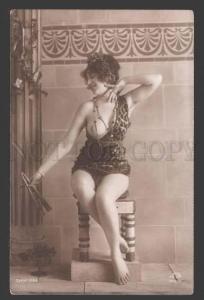 113895 NUDE Woman BELLE as Bacchante Vintage PHOTO JA #86