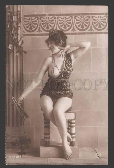 113895 NUDE Woman BELLE as Bacchante Vintage PHOTO JA #86