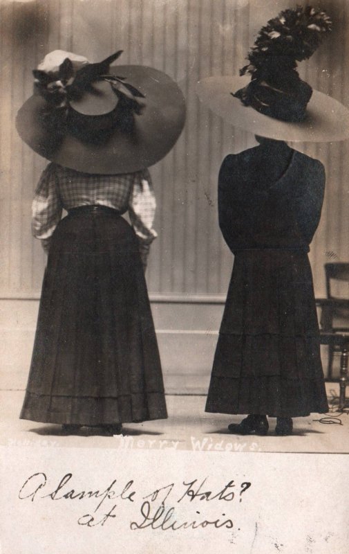 Two Women in Big Hats BIN