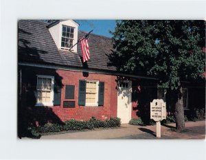 Postcard James Monroe Law Office And Museum, Fredericksburg, Virginia