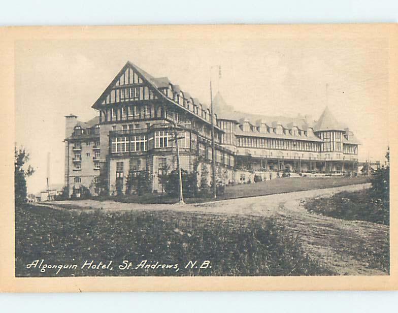 Unused Divided-Back HOTEL SCENE St. Andrews New Brunswick NB B1835