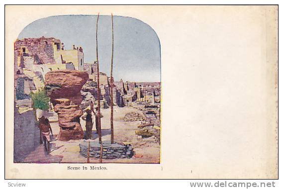 Typical Scene In Mexico, 1910-1920s
