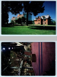 2 Postcards HARTFORD, Connecticut CT ~ AETNA INSTITUTE Education Center 1987