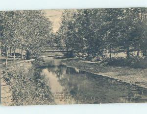 Divided-Back BRIDGE SCENE Kenoza Lake In Catskills - Near Liberty NY H9028