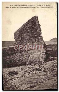 Old Postcard Cap Frehel Rock of Gerbe