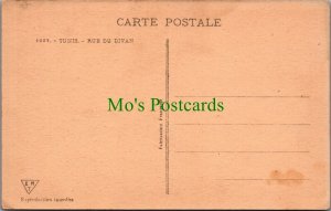 Tunisia Postcard - Tunis - Rue Du Divan    RS25580