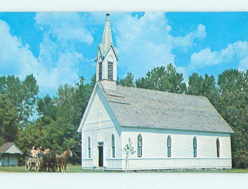 Unused Pre-1980 CHURCH SCENE Rockville - Parke County Indiana IN hs6689