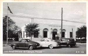 El Campo Texas Post Office Real Photo Vintage Postcard AA10166