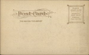 New York City Lower Manhattan IRONSOX SOCKS Clothing c1905 Postcard