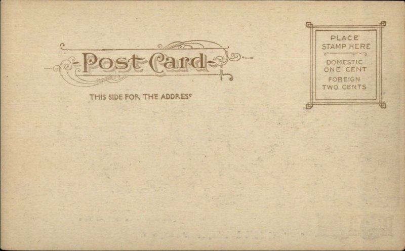 New York City Lower Manhattan IRONSOX SOCKS Clothing c1905 Postcard