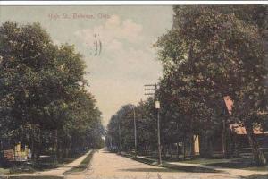 Ohio Bellevue High Street 1908