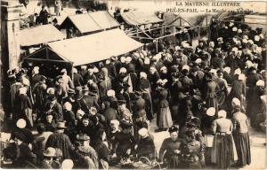 CPA AK Pré-en-Pail - Le Marché aux Volailles (192635)