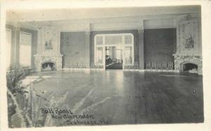 Ball Room New Clarendon 1920s Seabreeze Florida RPPC Photo Postcard 144