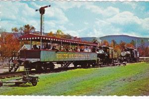 White Mountain Railorad Train At Clarks Trading Post Lincoln New Hampshire