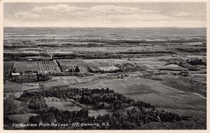 CANNING KINGS COUNTY NOVA SCOTIA VALLEY VIEW FROM LOOK-OFF~REAL PHOT0 POSTCARD